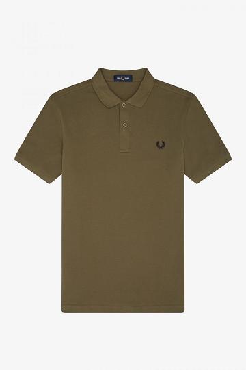 Green Fred Perry M6000 Men's Polo Shirts | PH 1469EBCX